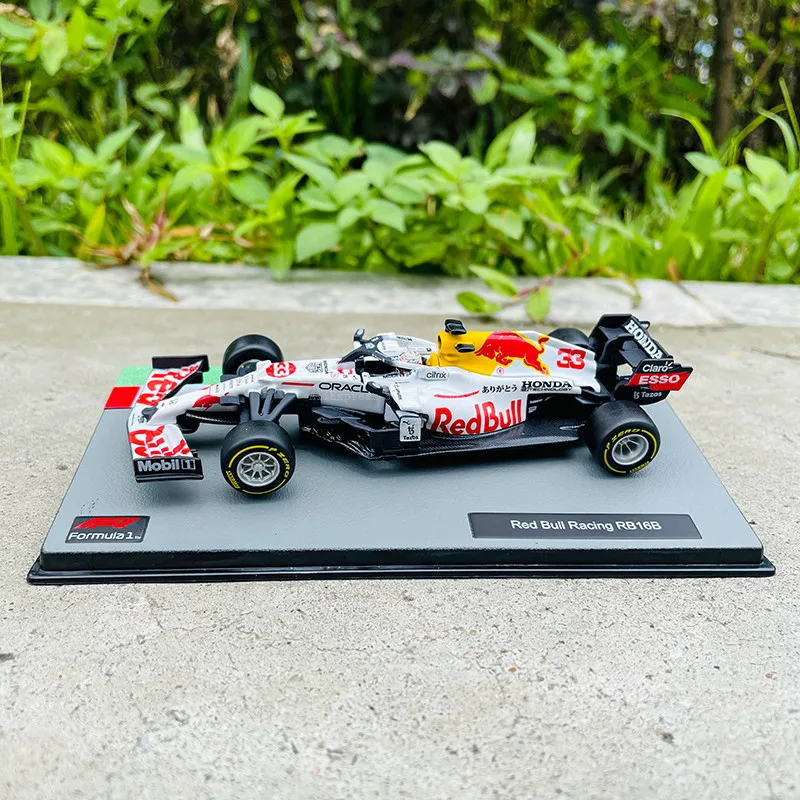 Bburago 1:43 2021 F1 Red Bull Racing RB16B 33# Max Verstappen Turkey Special Livery Racing Die Cast Model Alloy Car Toy