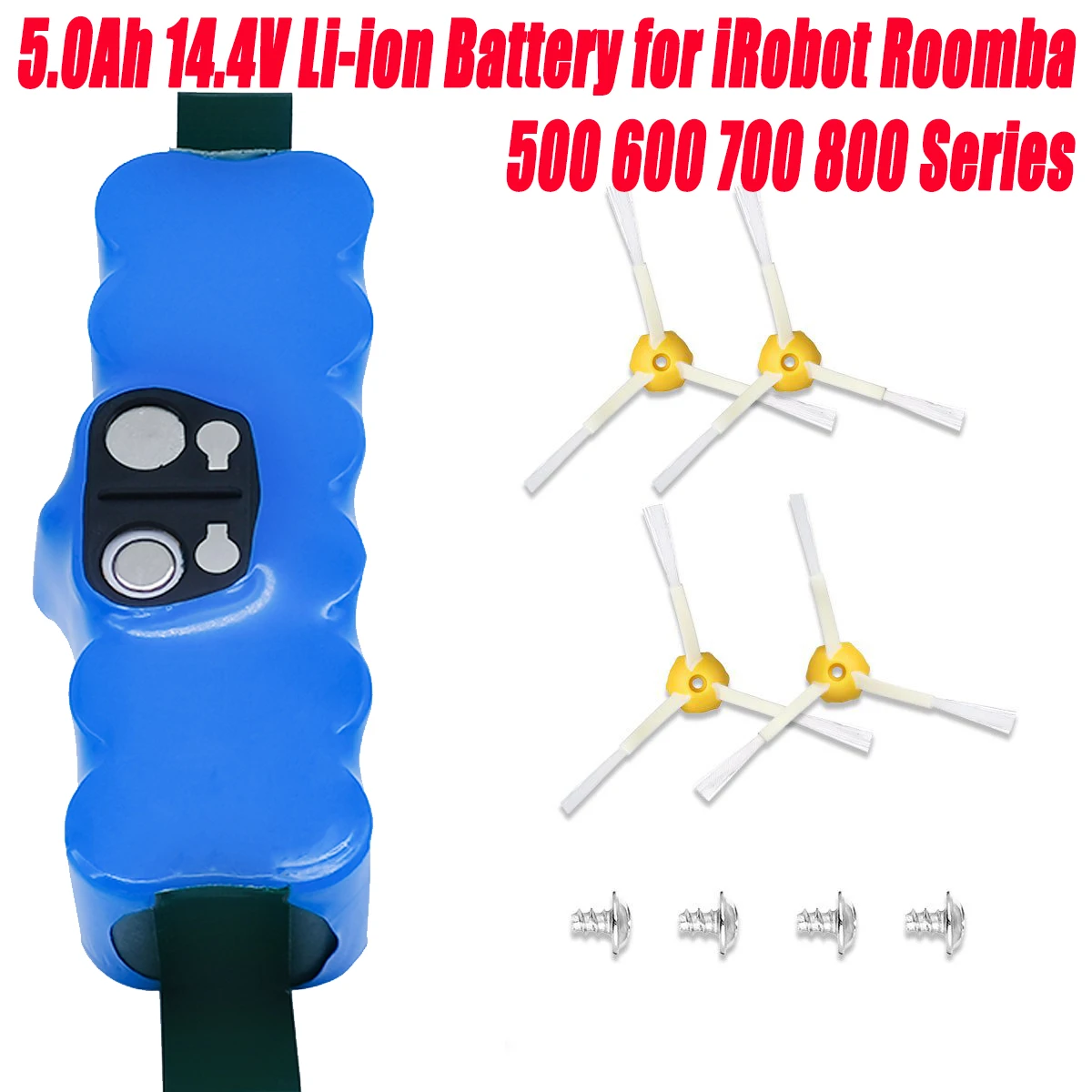 Batteria per iRobot Roomba 500 600 700 800 serie 5.0Ah 14.4V li