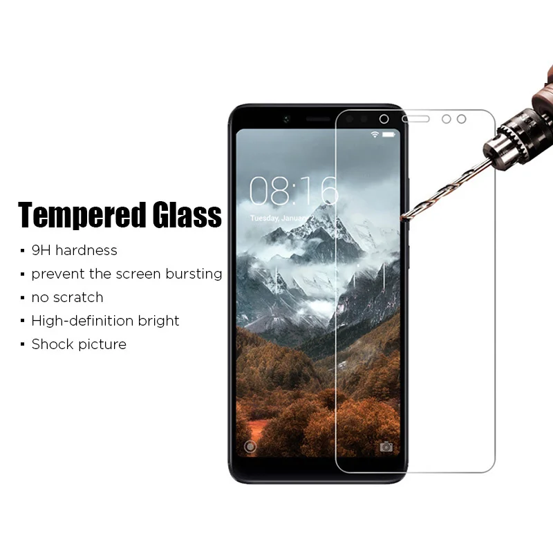 Protective Glass for Redmi 9 9T 9C NFC 9A 9AT Screen Protector for Xiaomi Redmi 8 8A 7 7A 6 6A 5 5A 4 4A 4X S2 Tempered Glass