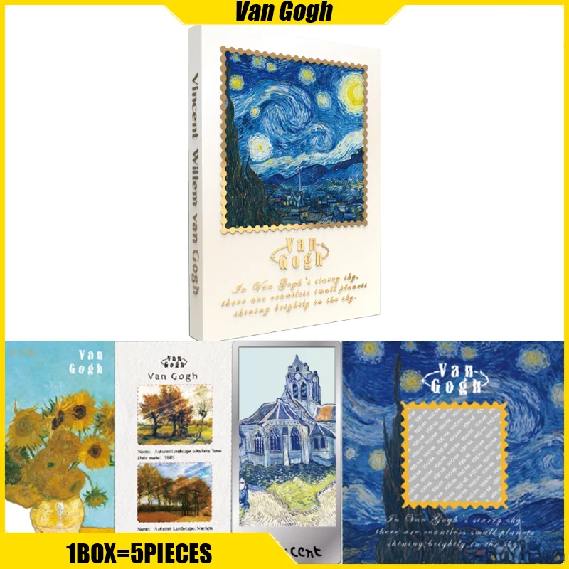 

Всемирно известная картина из аниме Yoo Ha Van Gogh, коллекция открыток, коробка для Mistery, настольные игры, игрушки, подарок на день рождения для мальчиков и девочек