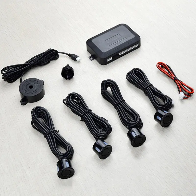 Risingon 12V 22mm Car Parking Sensor Kit Universal 4 Sensors Buzzer Reverse Backup Radar Sound Alert Indicator Probe System - Image 4