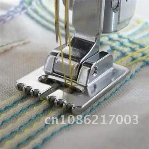 

SEWING FOOT SNAP ON, COMPATIBLE FOR BROTHER, JANOME, TOYOTA, NEW SINGER DOMESTIC SEWING MACHINES PIN TUCK AA7015