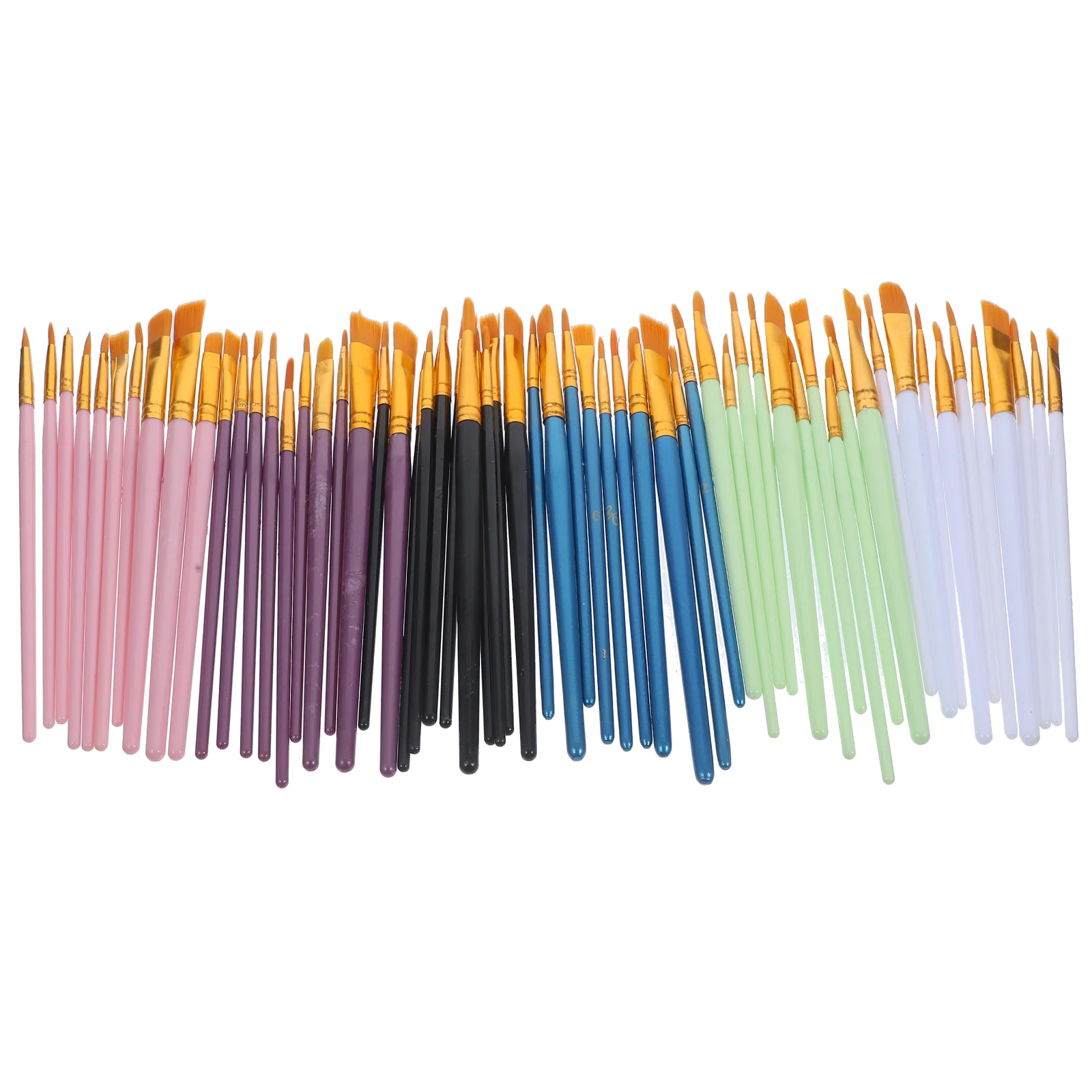 

60 Pcs Paint Oil Paint Paint Brushing Student Accessories Paint Brushbrushes