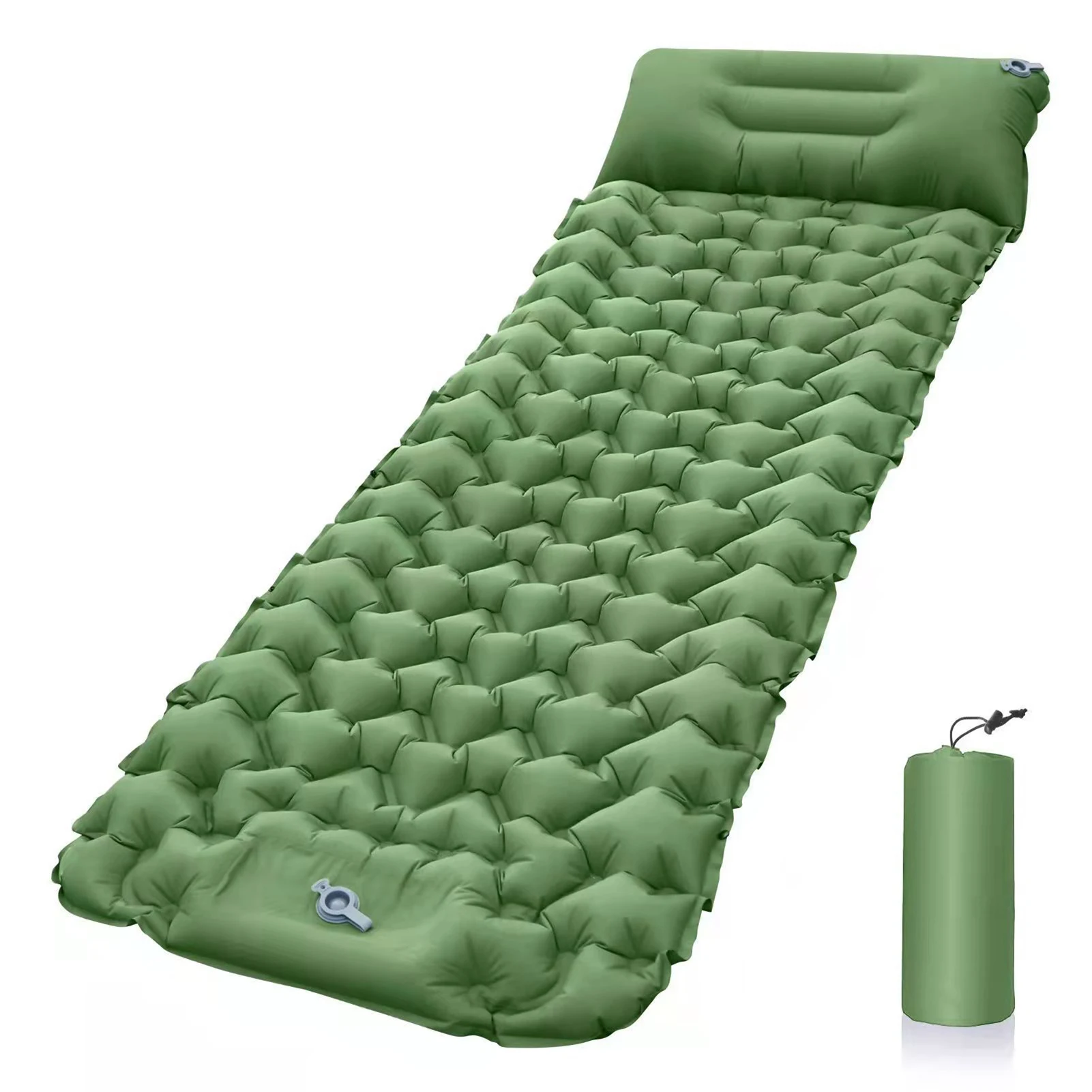 Camping Sleeping Pad With Pillow Portable Folding Sleeping Pad With