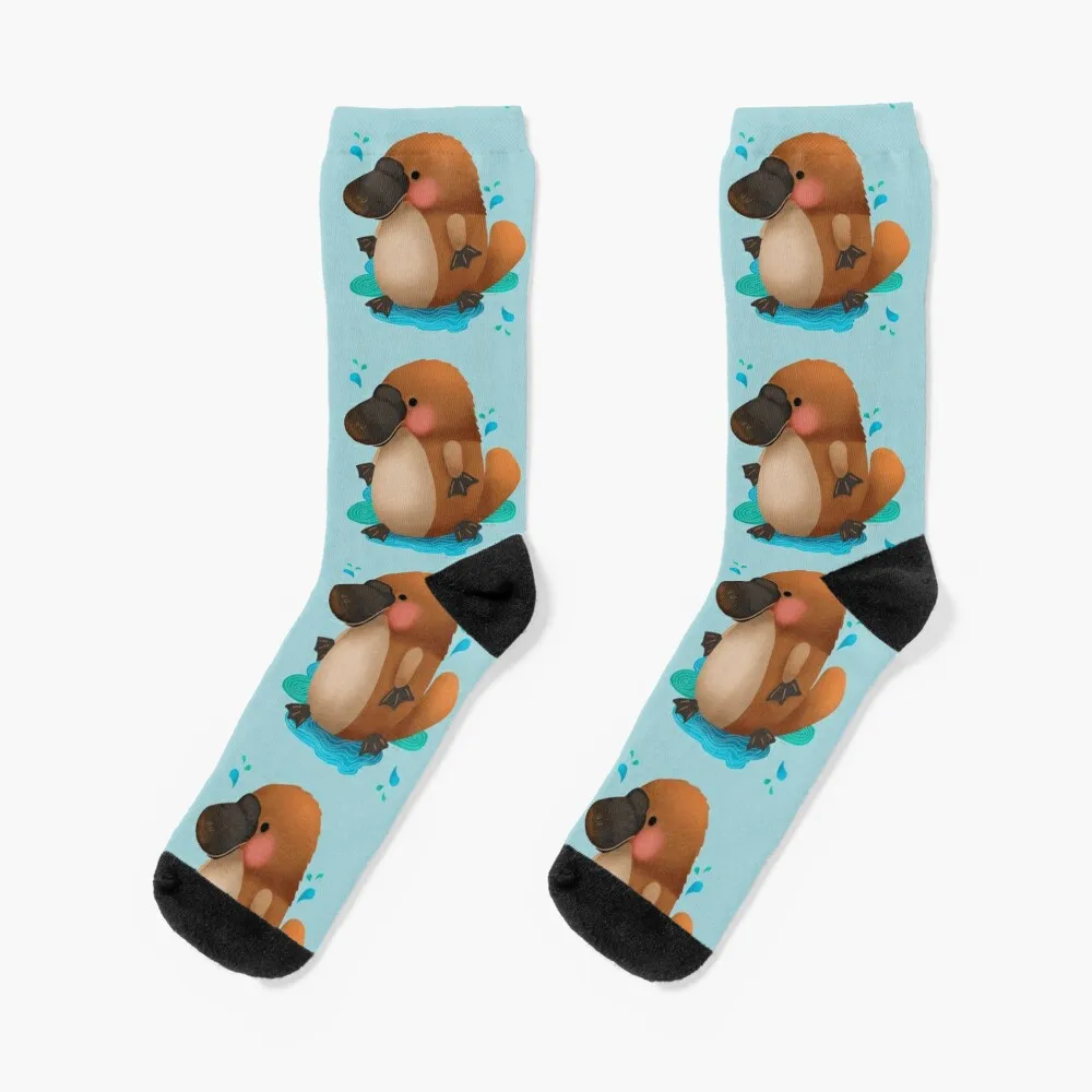 

Platypus Puggle Socks snow heated essential Socks Men Women's