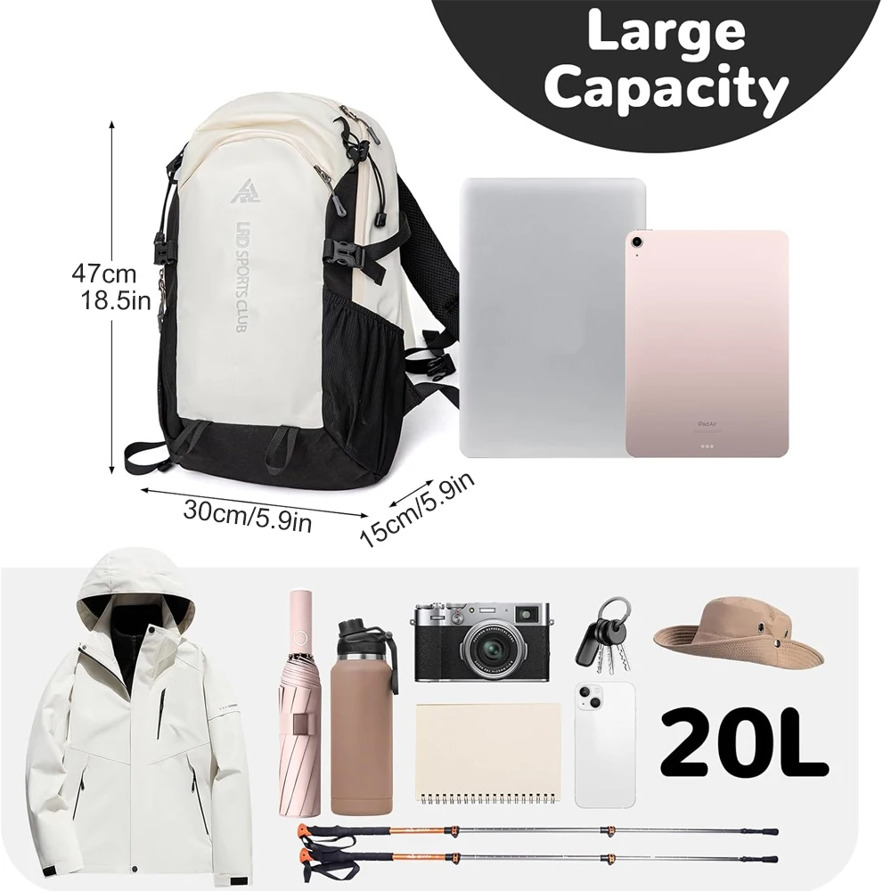 Lightweight Hiking Daypack Backpack 6