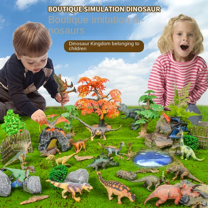 Dinosaur Toys for Kids 3-5+ (16,26 Plastic Dinosaur Figures) Dinosaur Gift Set for Toddlers Learning & Development (Boys & Girls 4