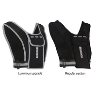 Vest Package Reflective Cycling Backpack Multifunctional Sports Phone Chest Pack Lightweight for Outdoor Sports Cycling Climbing 2