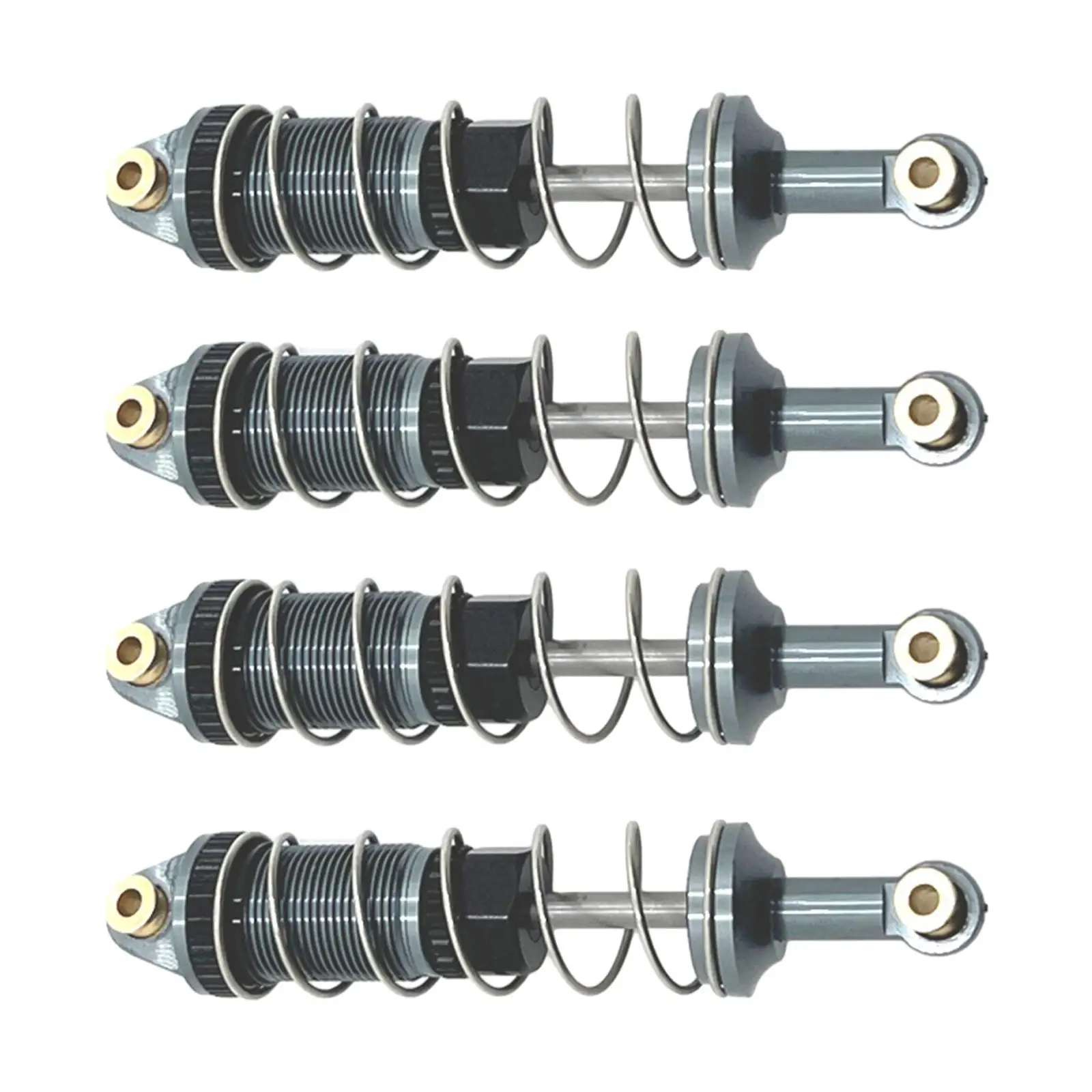 

4x RC Car Shock Absorber 74mm Durable Modification Spare Parts Upgrade for MN86 1/12 Scale MN86S Hobby Model Replace Supplies