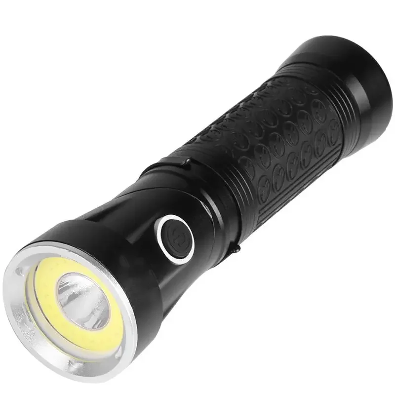 T6+COB 90 Degree Rotating Working Flashlight Powerful LED Torches Lamp Portable White/Red Light Flashlights For Outdoor Camping led flashlight mini flashlight led flashlights camping light mini led flashlight led torch light