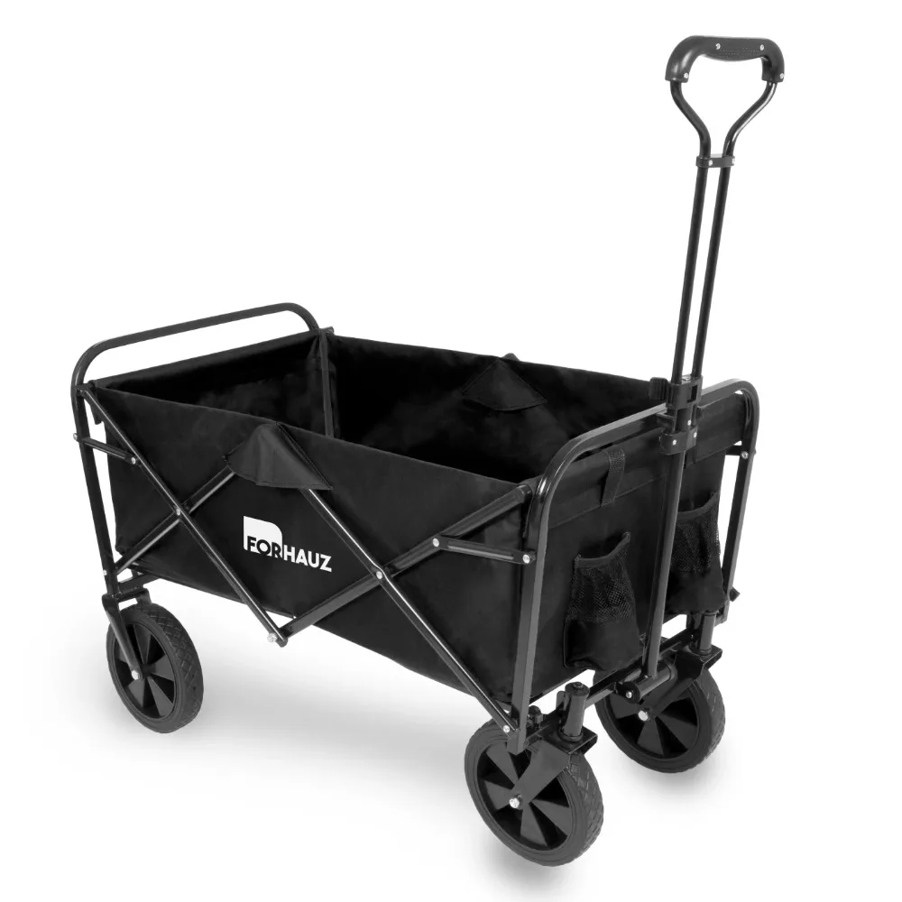 

Multicolour Trolley Shopping Folding Wagon Cart With Wheels Home Storage Organization Garden