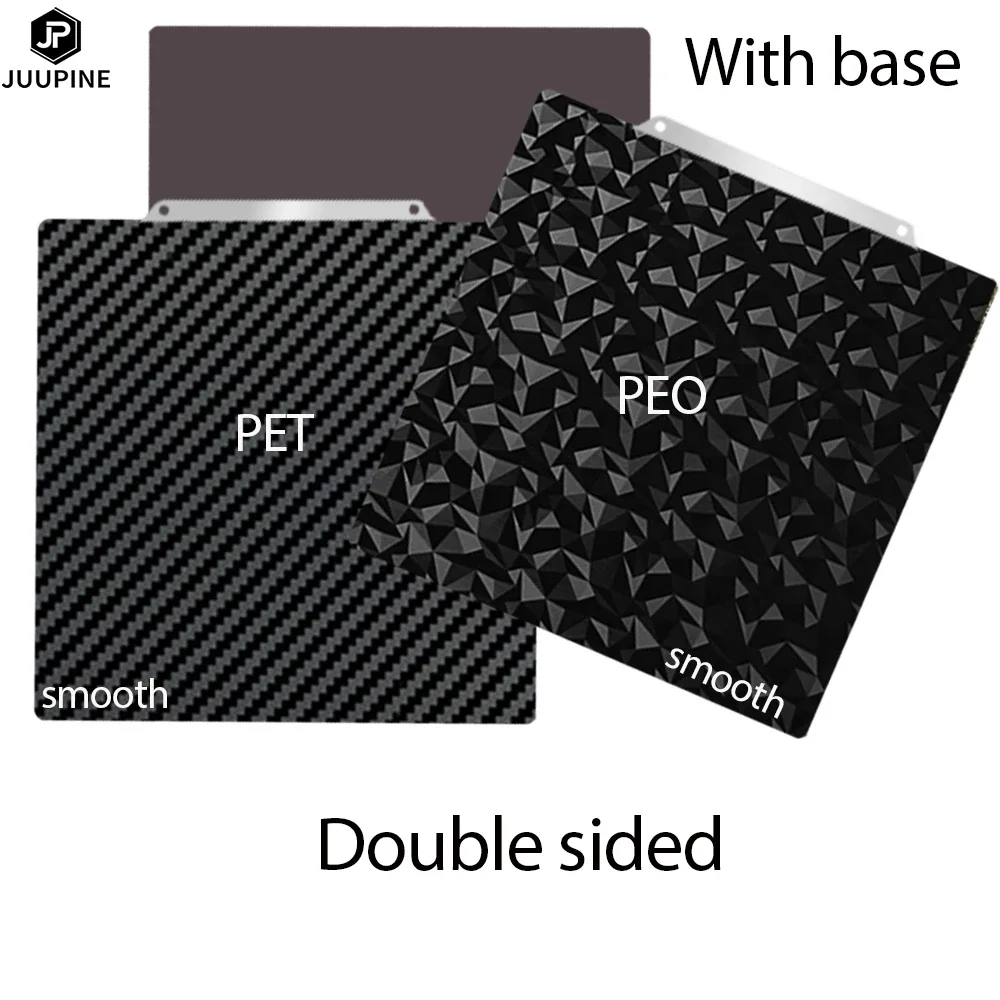 Enhanced Double-Sided Textured PEI Build Plate - 330x330mm Spring Steel Sheet