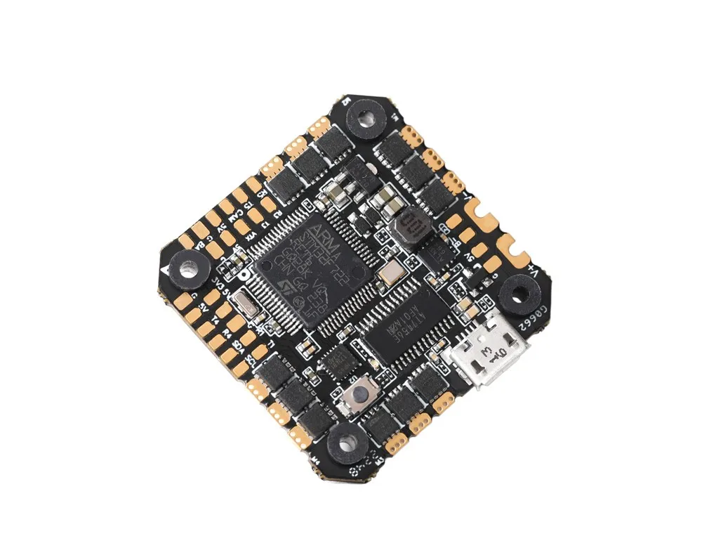 

T-Motor F7 35A AIO / F7 45A AIO MPU6500 F722 Flight Controller BLHELI_S 35A / 45A 4in1 ESC 3-6S 25.5X25.5mm for FPV Drones