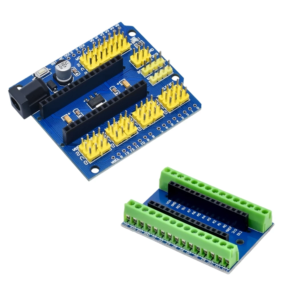 UNO Shield / Nano I/O Shield Arduino NANO 3.0 및 UNO R3 duemilanove 확장 ...