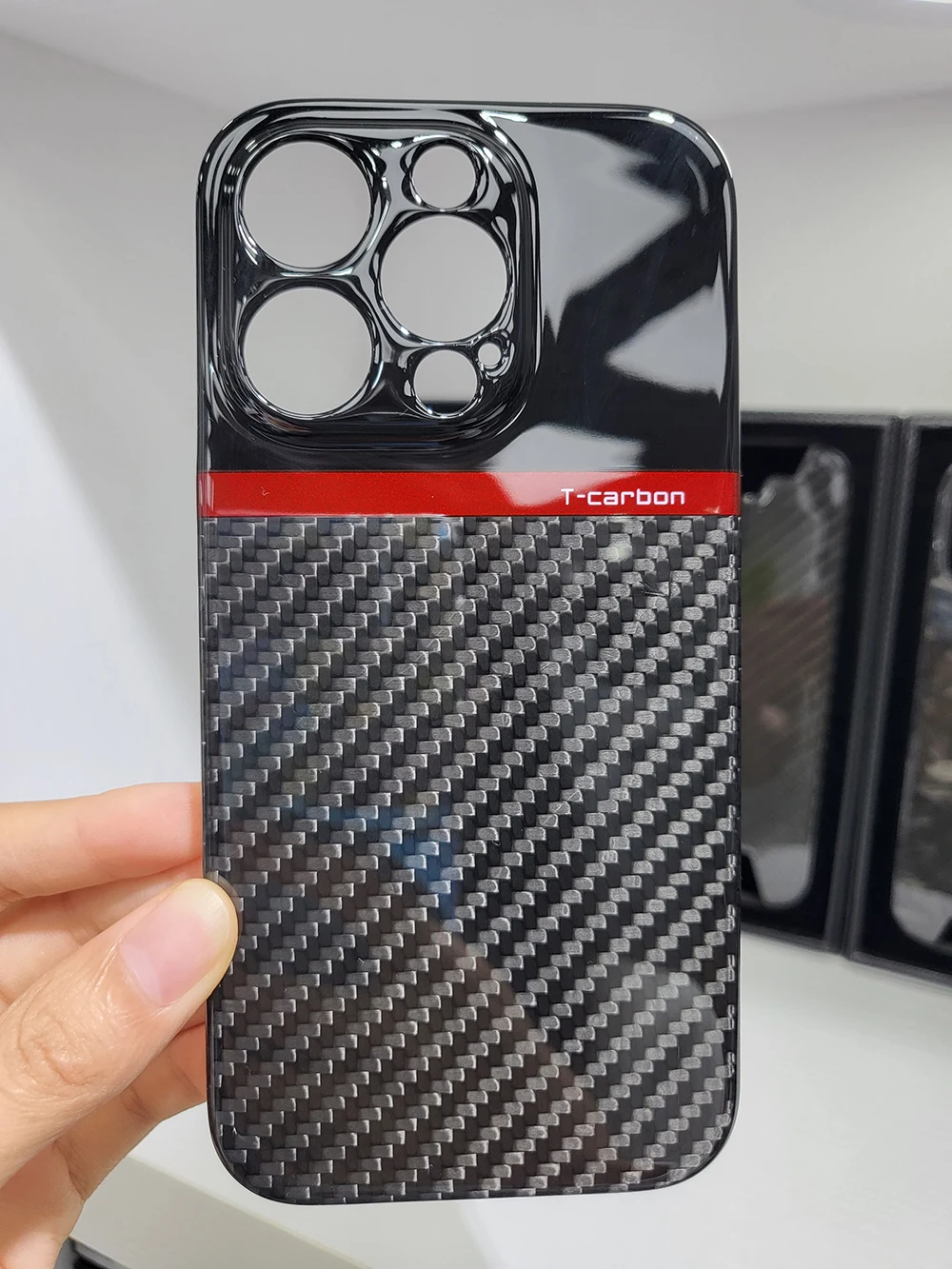 New Real Aramid Fiber Glossy Carbon Fiber Phone For iPhone 14 Pro Max iPhone14 14Pro 14Promax Case Cover