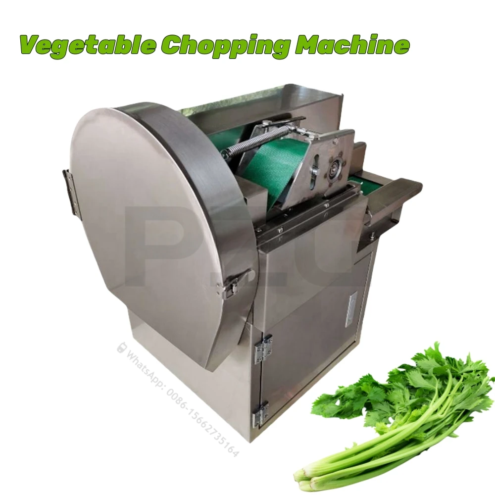

High Efficiency 120-350kg/H Celery Cutting Machine Potato Crisps Slicer Leafy Vegetable Cutting Chopping Machine Cutter Chopper