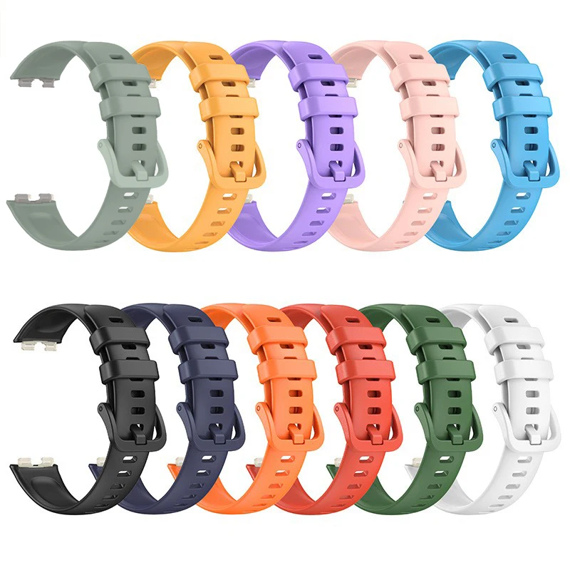 Silicone Smartwatch Replacement Strap - Stylish Wristband Bracelet Accessory