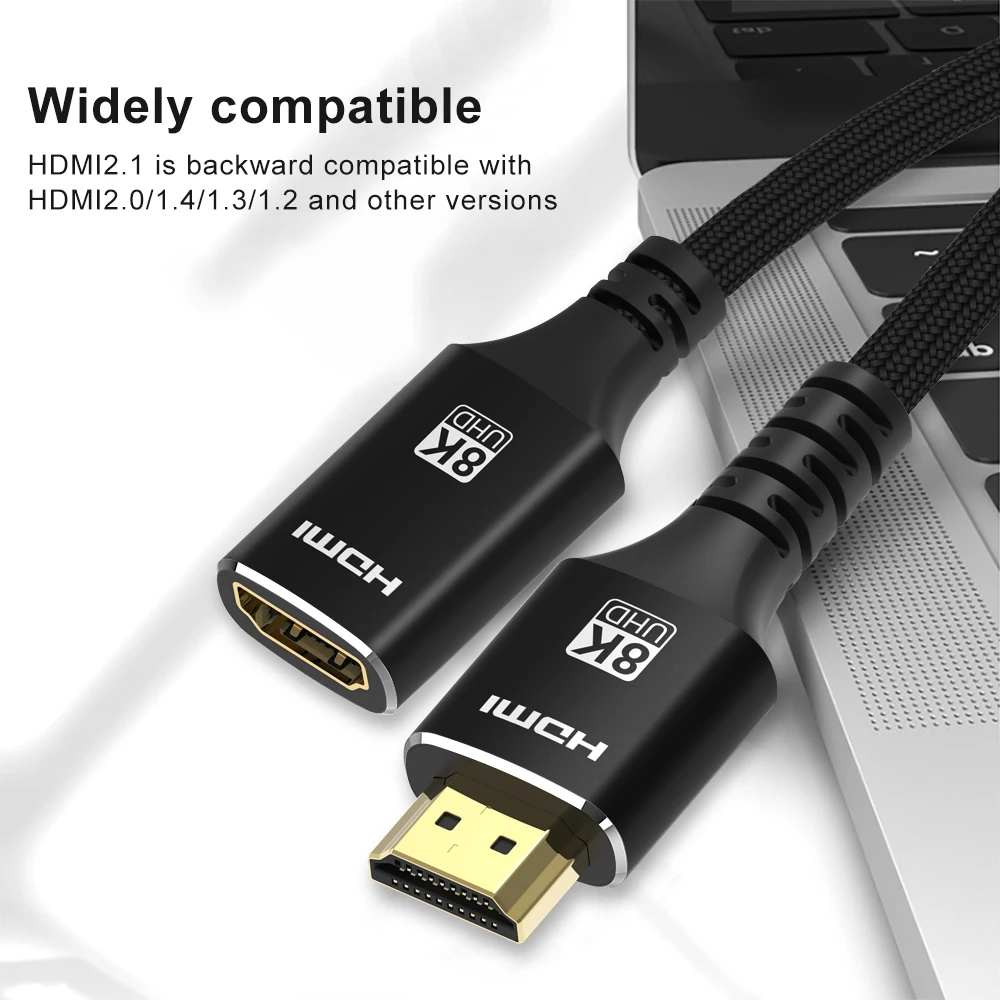 HDMI 2.1  ̺ 8K HDMI ȣȯ -  ̺, 8K 60Hz 4K12 0Hz/144Hz 48Gbps eARC PS5 HDTV 