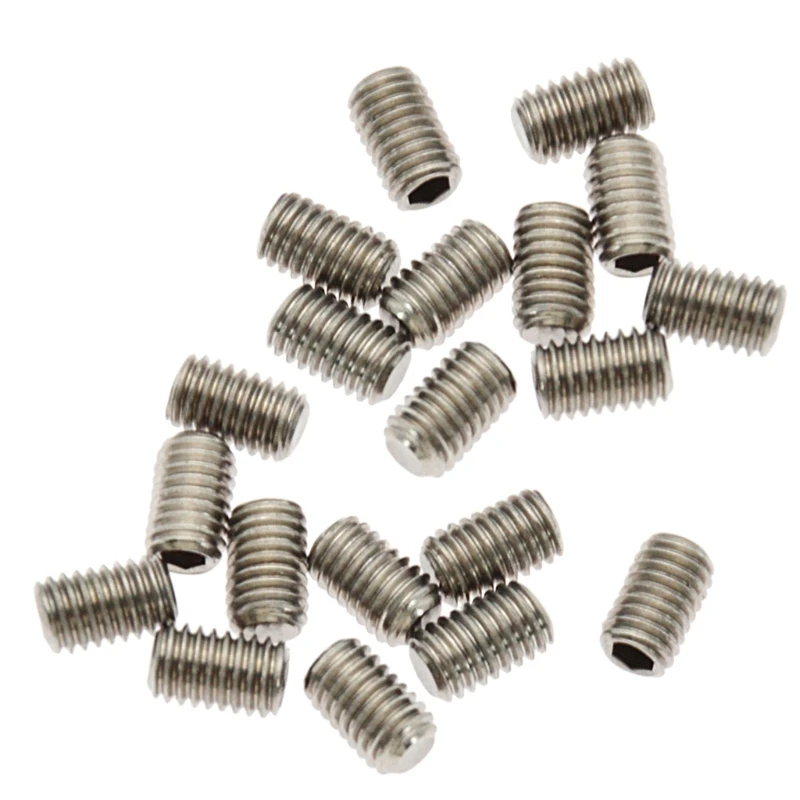 10pcs/20pcs Surfboard Grub Screws 5mm Fin Plug Screws Stainless Steel Surfboard Fin for Surfs Board/SUPs Board/Long Board
