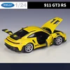 Welly 1:24 Porsche 911 GT3 RS Alloy Sports Car Model Diecast Metal Track Racing Vehicles Car Model Simulation Childrens Toy Gift 5