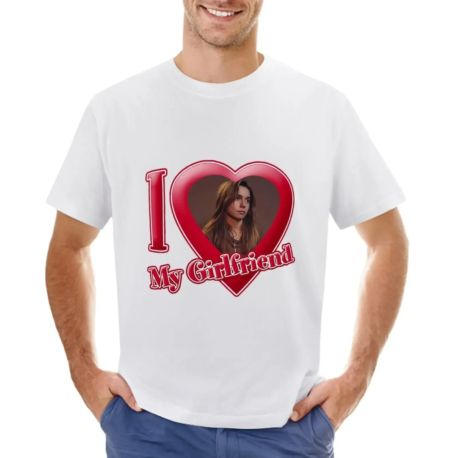 

julien baker i love my gf T-shirt plus size tops quick-drying tshirts for men