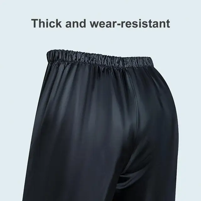 1 Beállított Esőkabát Lélegző, Osztott Fényvisszaverő Esővel Esőruha Vízálló Kettős Rétegű Nadrág Lovagláshoz - Image 4