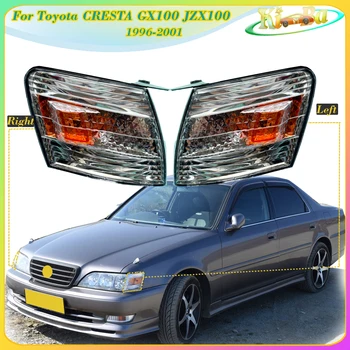 KIMBA For Toyota CRESTA GX100 JZX100 1996-2001 Front Headlight Marker Lamp Turn Signal Side Fender Lights Corner Light No Bulb 1