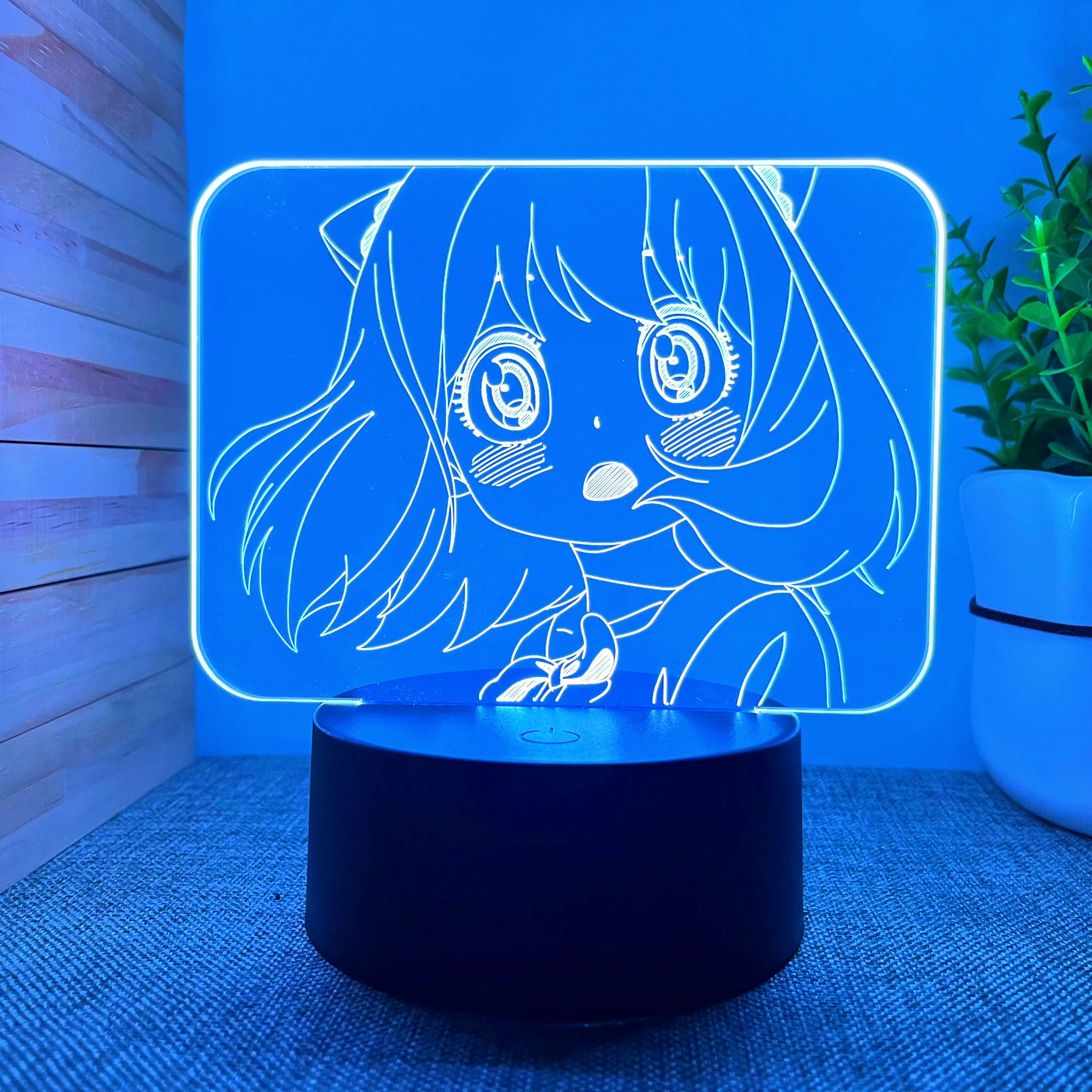 Led Light Anime Spy X Family for Child Bedroom Decoration Lighting