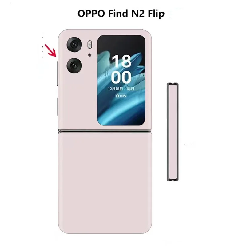 3M Pain Color Anti-Scratch Sticker Per Oppo Find N2 Flip Back + Cerniera Full Cover Film Per Oppo Find N2 Flip Back Sticker