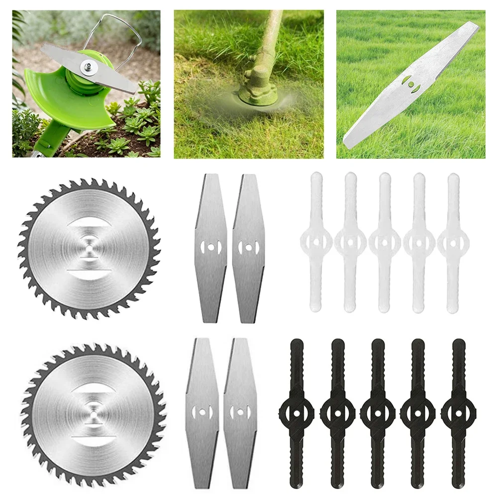 150MM Cordless Grass String Trimmer Cutter Blade Plastic Metal 4inch Saw Blade Grass Trimmer Saw Blade Lawn Mower Fit Accessory