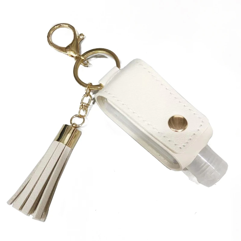Tassels Keychain 28ED가 있는 손 소독제를 위한 빈 누출 방지 플라스틱 여행 병