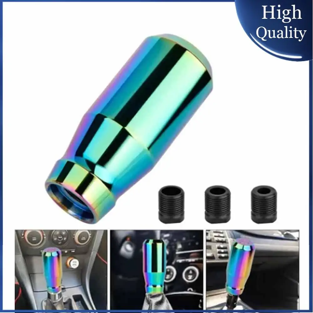 

Universal Car Gear Shifter Head Knob Illusion Shifter Head Aluminum Alloy With Thread Adapters M8 M10 M12