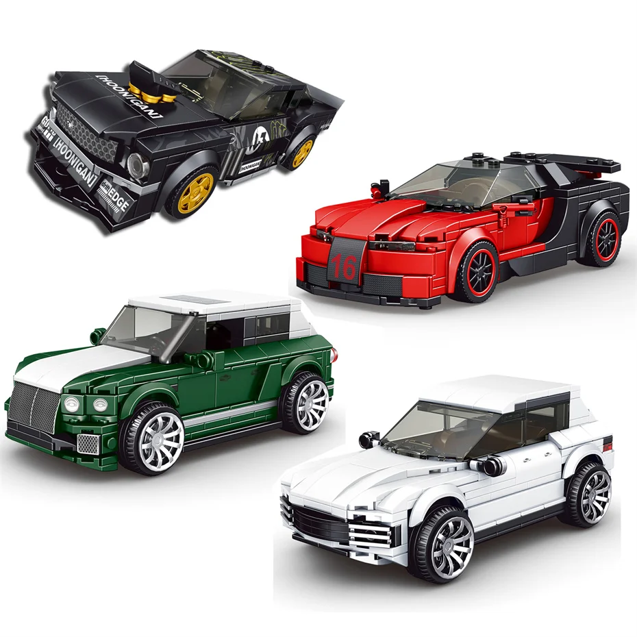

Mould King High-tech Sport Car Building Toys For Boys 4 Styles Famous Racing Car Building Blocks Sets MOC Bricks Christmas Gifts