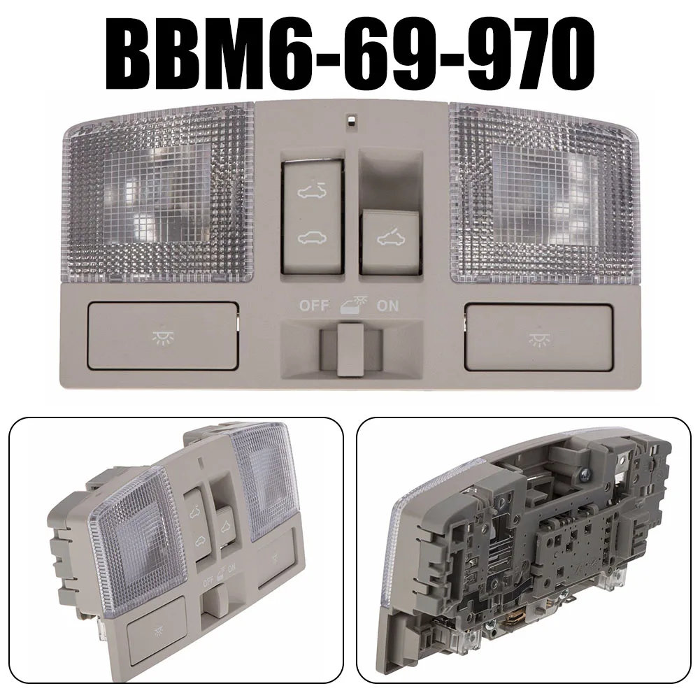 

Car Overhead Console Map Lamps Light With Sunroof Switch For Mazda 3 2010-2013 BBM6-69-970 Sunroof Control Switch Button