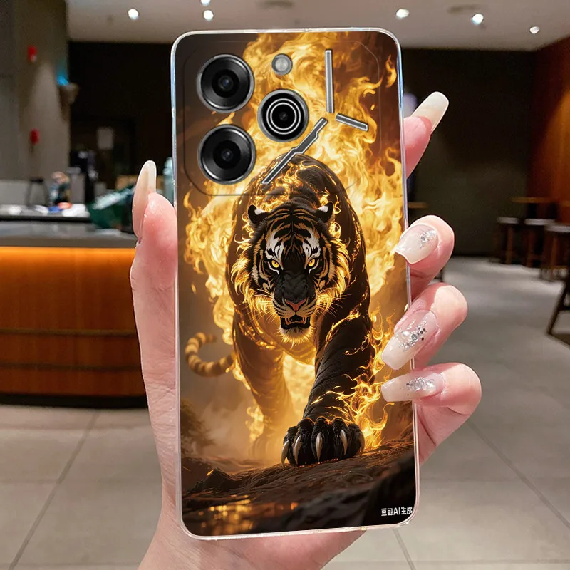 Luxury Dragon Clear Soft Ultra-Thin Slim Phone Case - Cute & Cool Design