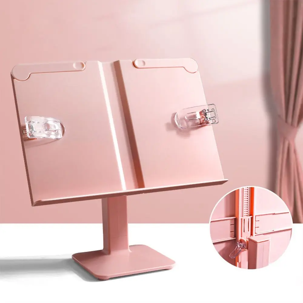 Shelf Office Supplies Lift Book Stand Canvas Holder Reading Stand Desk Bookshelf 2