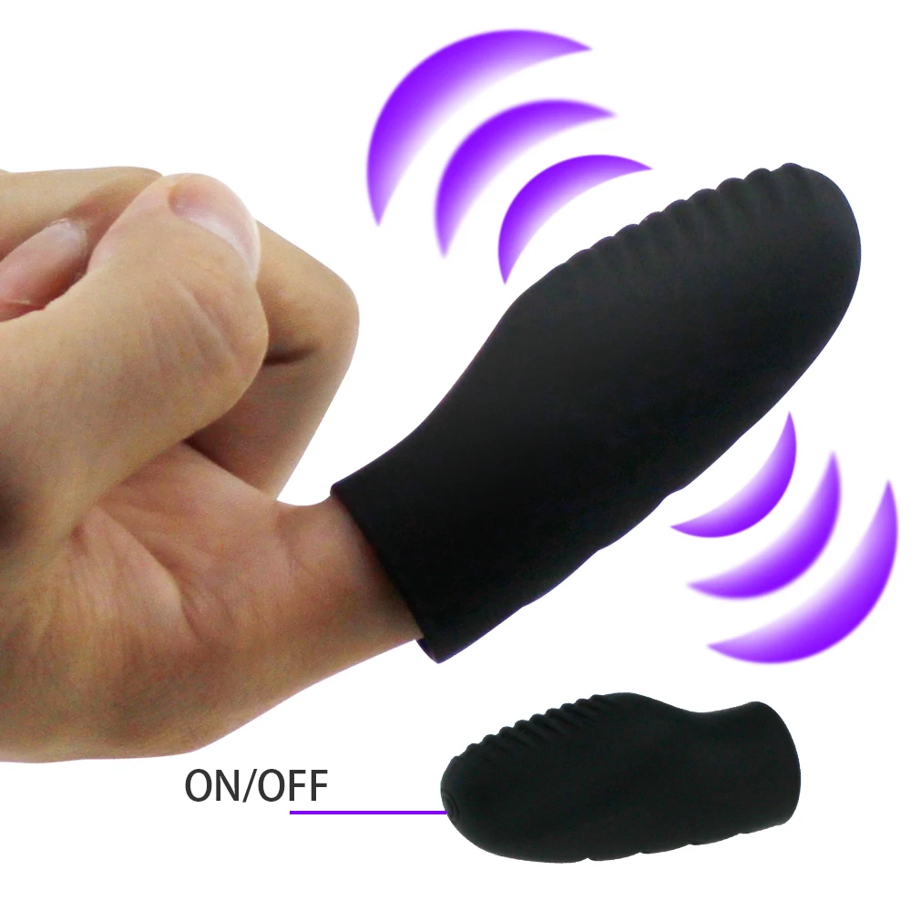 Finger Vibrator For Women Clit Stimulator G-spot Vibrator Clitoral Stimulation Massager Silicone Female Masturbation Sex Product