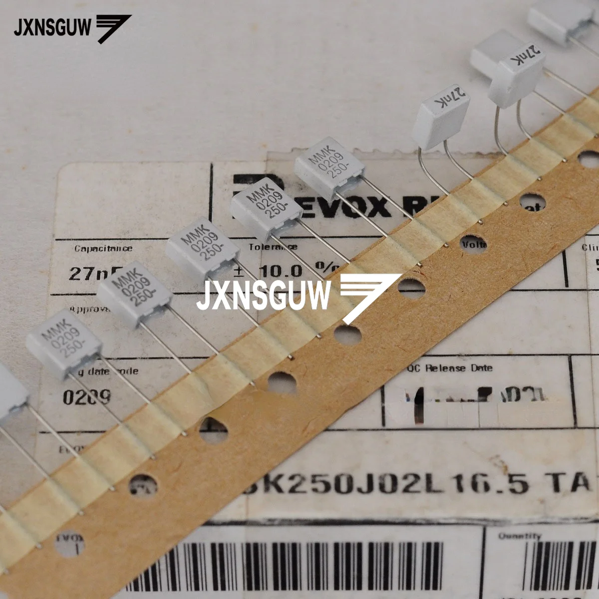 

10 шт. оригинальный пленочный конденсатор RIFA EVOX MMK 0.027UF250V P5MM 273/250V электролитический конденсатор 0,027 мкФ 250VDC 27N 273 белый
