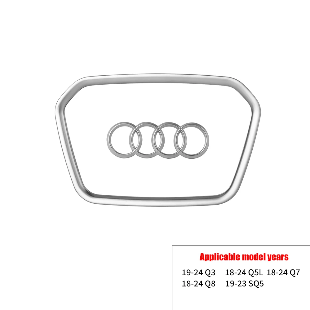 Luxury Car Steering Wheel Logo Cover Stickers – Premium Decoration Series