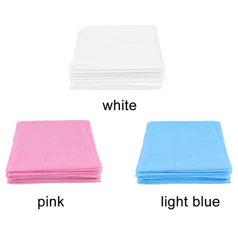 10-Pack Non-Woven Disposable Bed Sheets - Breathable and Soft for Spa, Travel, and Hotel Uses