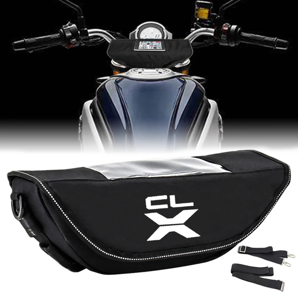 

For CFMOTO 700-CLX CLX700 CLX 700 CLX 250 Waterproof motorcycle handlebar travel navigation bag