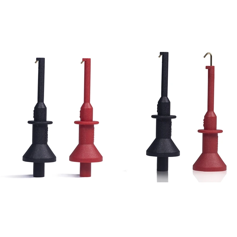 Test Hooks Clips Universal Digital Multimeter Test Hook Straight Probe Extension Hook Needle 2Mm