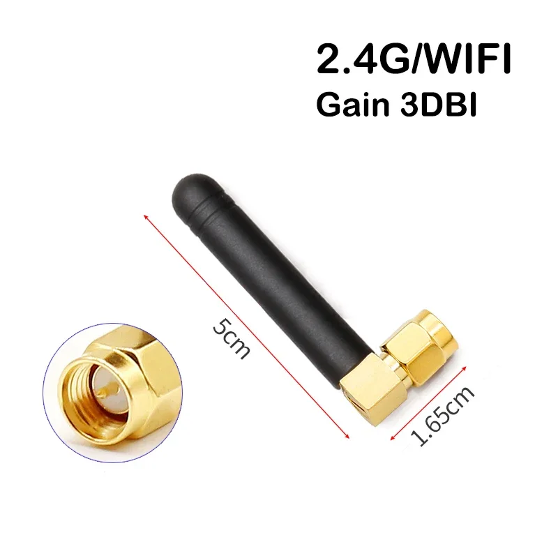 1pcs 2.4G WiFi Antenna Bluetooth ZigBee Signal Booster 4dbi External High Gain A