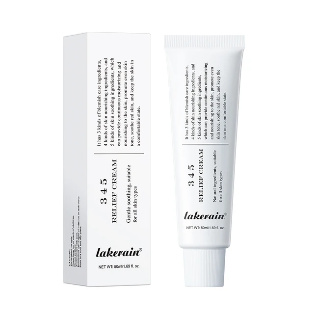 345 Relief Cream Comprehensive solution to skin problems Anti-sugar and antioxidant Brightening skin Improving acne marks Moistu 6