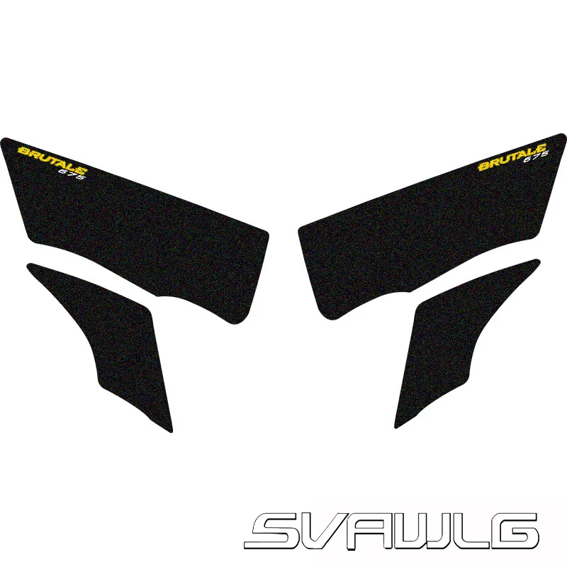 Antiscivolo Protezione Serbatoio Pad Adesivo Gas Ginocchiera Trazione Lato 3M Decalcomania Per Mv Agusta Brutale 675