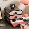 UFORU Cosmetics storage box Home dressing table Advanced sense bedroom large capacity removable drawer desktop storage cabinet 3