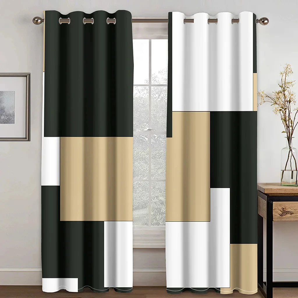 Купить Темные Шторы С Кубик Белый Черный