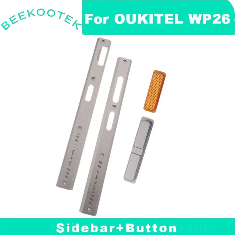 OUKITEL 왼쪽 오른쪽 장식 부품, 측면 중간 금속 프레임 볼륨 SOS 단추 액세서리, OUKITLE WP26 용, 신제품