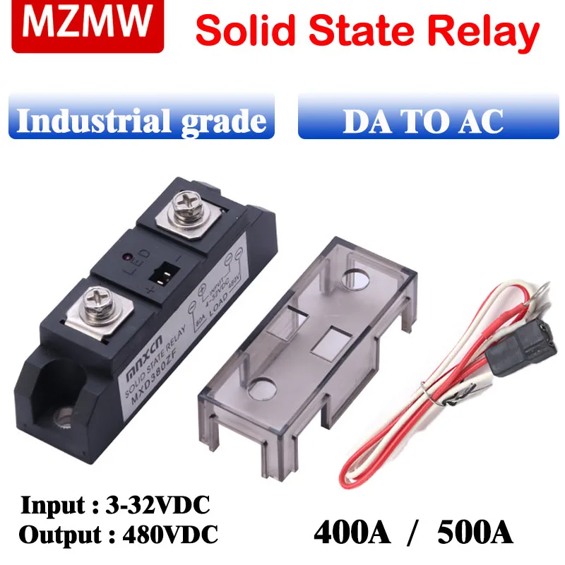 MZMWIndustrialSolidStateRelaySSRDCControlAC400A500A332VDC0