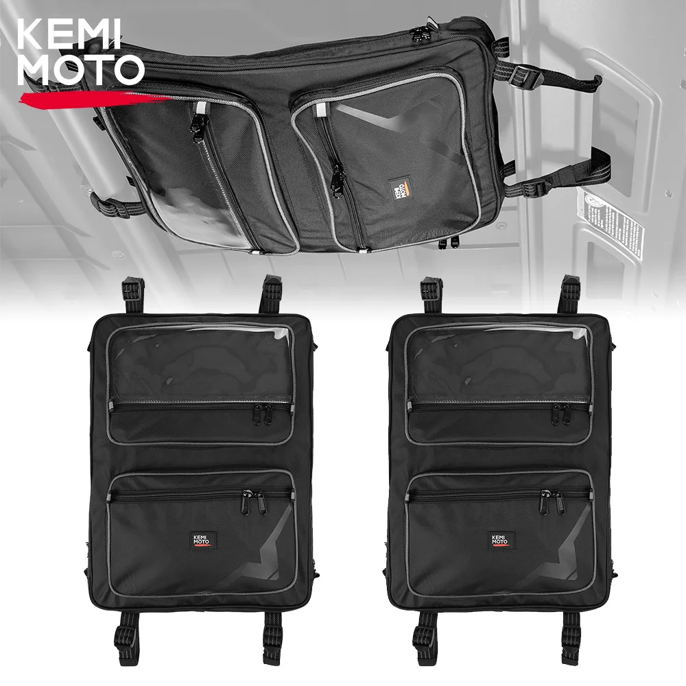 

KEMIMOTO Overhead Storage Bag for CFMOTO UForce 1000 2019-2023 1000 XL 2022-2023 Black 1680D Oxford & PVC Waterproof Cloth